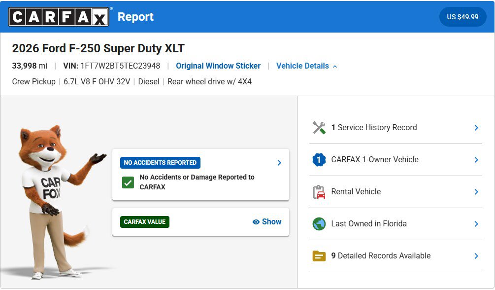 Certified 2026 Ford F250 XLT AWD/4WD image 3