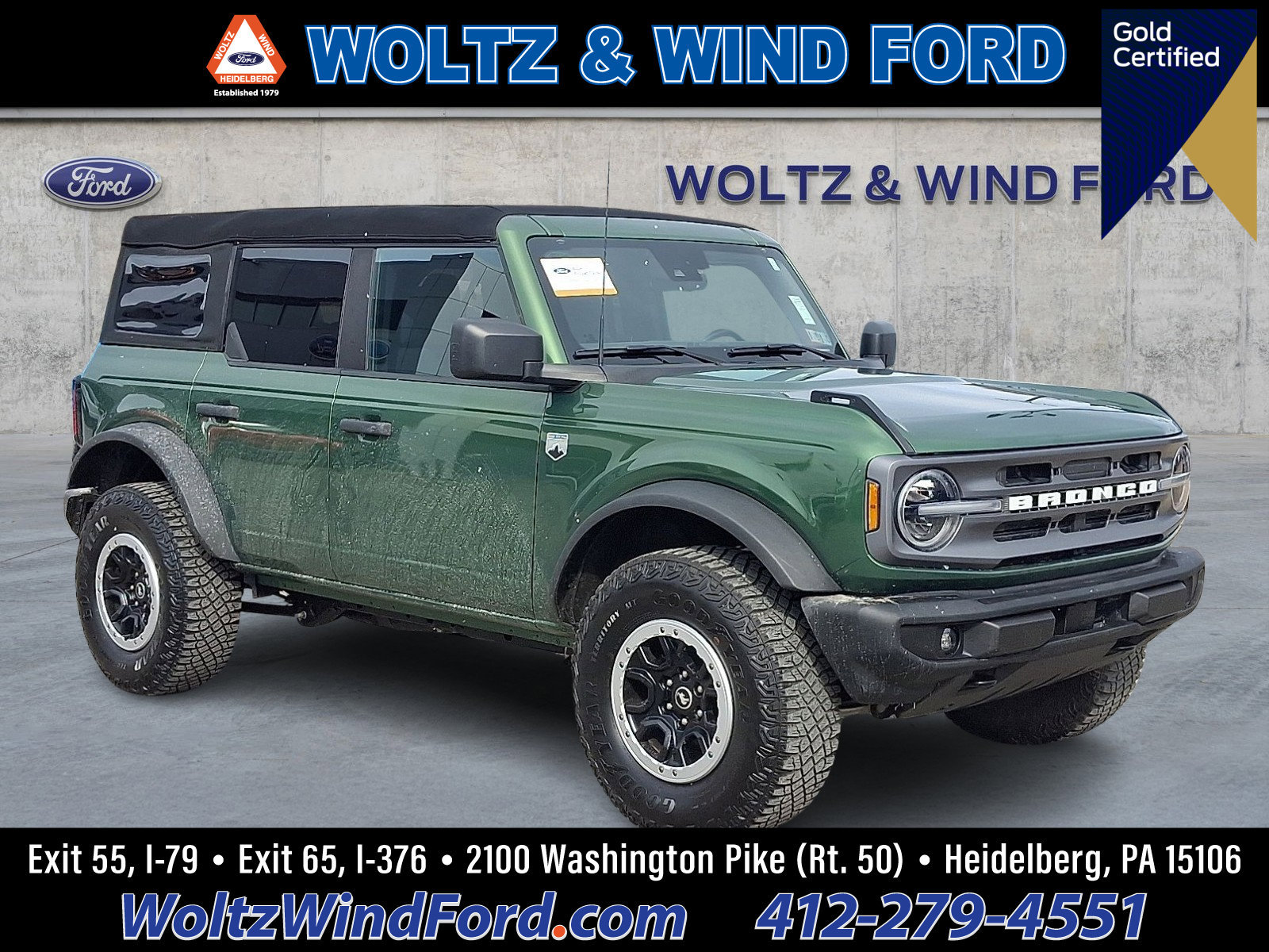 Certified 2023 Ford Bronco Big Bend w/ Sasquatch Package