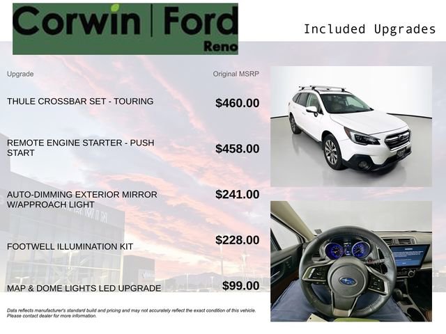 Used 2018 Subaru Outback 3.6R Touring AWD/4WD image 3