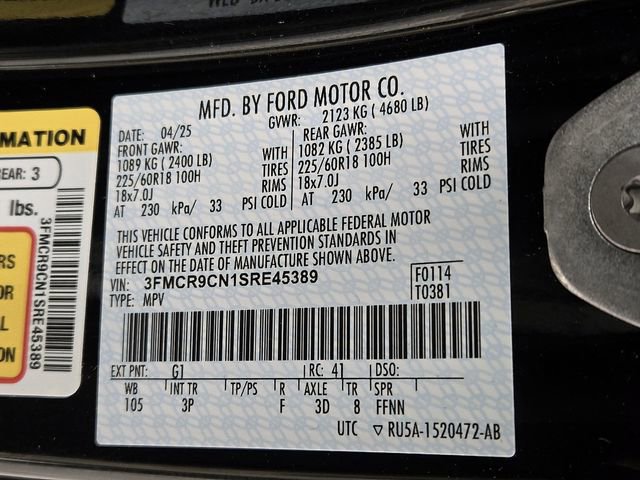 Certified 2025 Ford Bronco Sport Outer Banks w/ Outer Banks Tech Package+ image 28