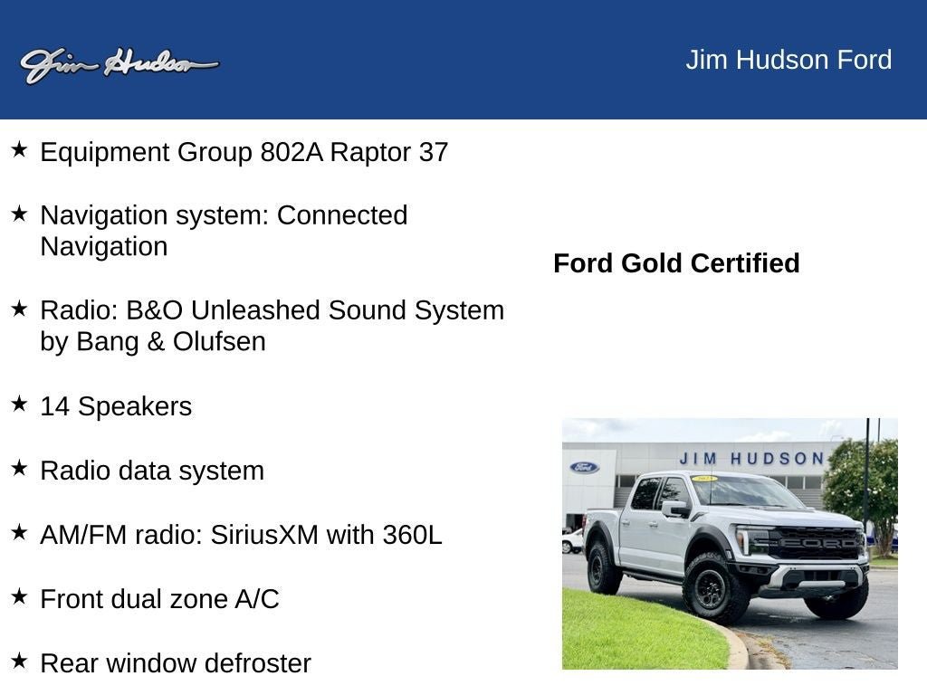 Certified 2025 Ford F150 Raptor AWD/4WD image 12