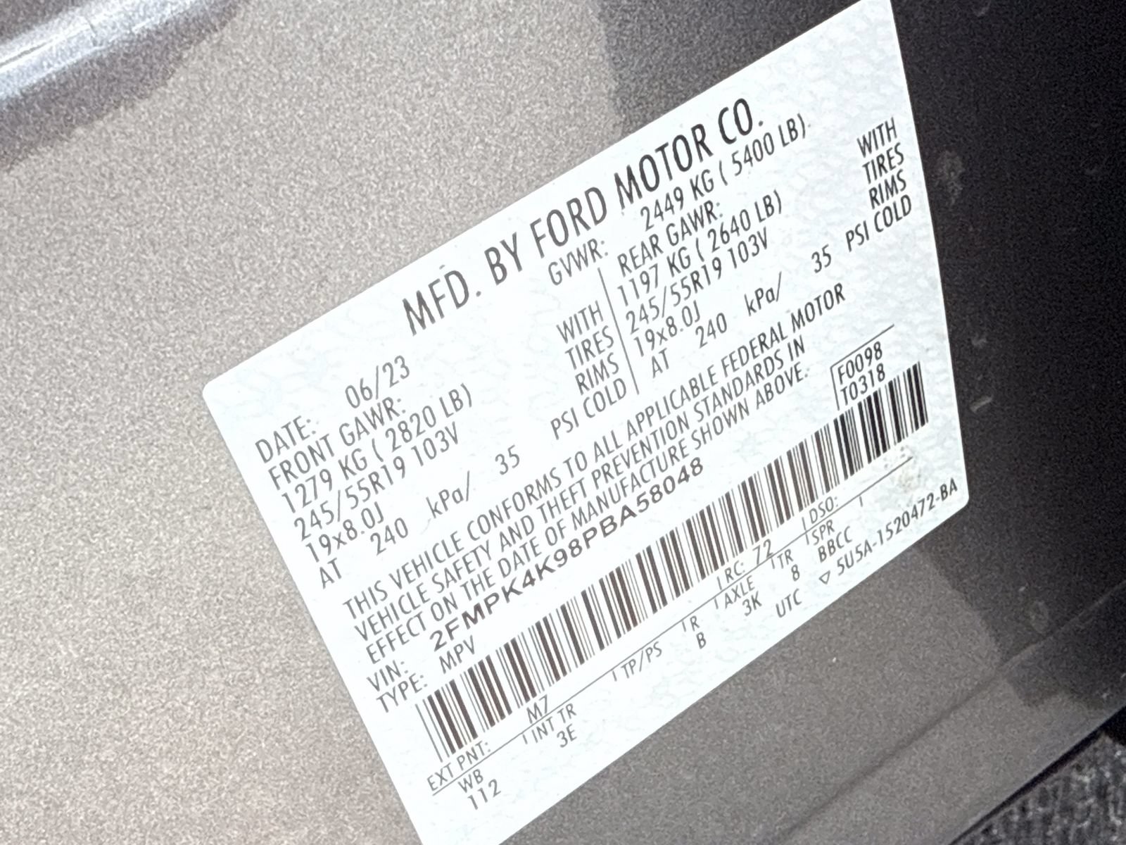 Certified 2023 Ford Edge Titanium AWD/4WD image 38