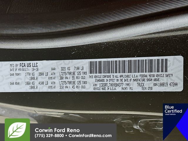 Used 2019 RAM 1500 Rebel w/ Rebel Level 2 Equipment Group image 34