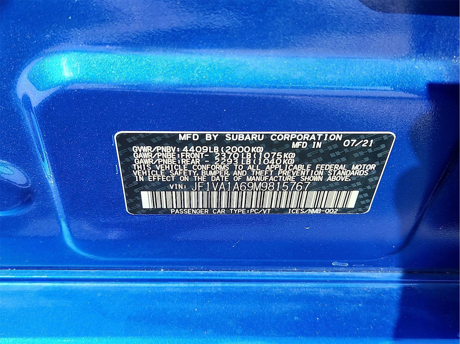 Used 2021 Subaru WRX AWD/4WD image 23