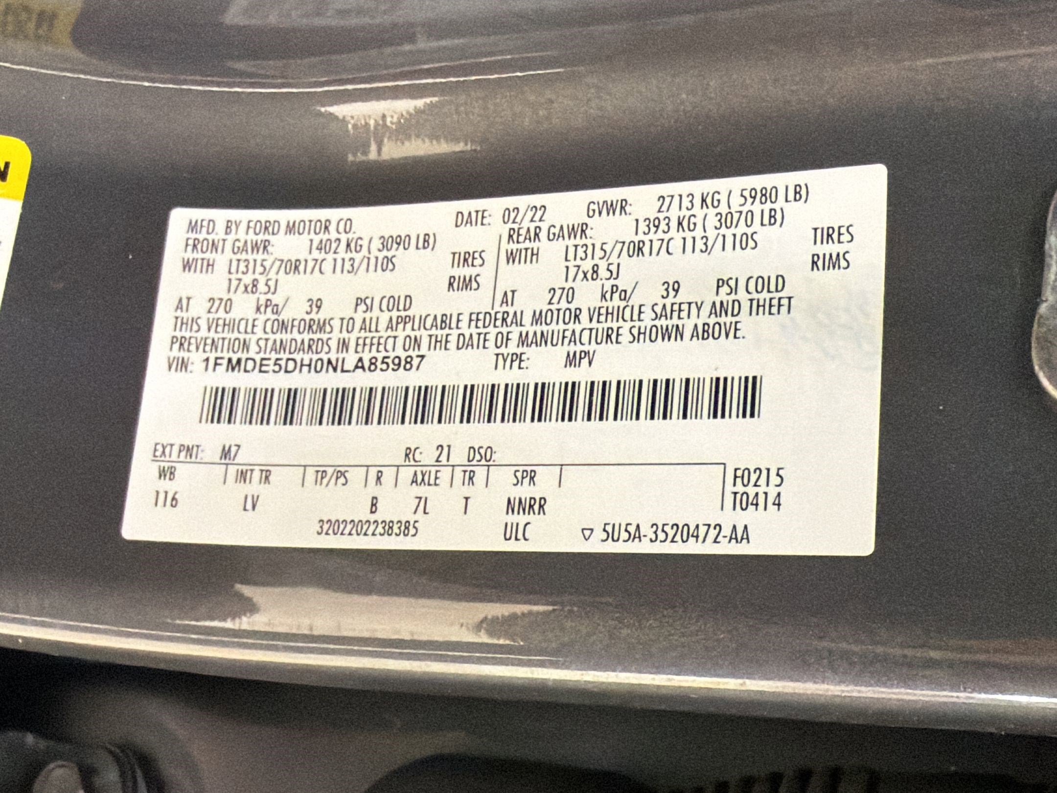 Certified 2022 Ford Bronco Big Bend w/ Sasquatch Package AWD/4WD image 19