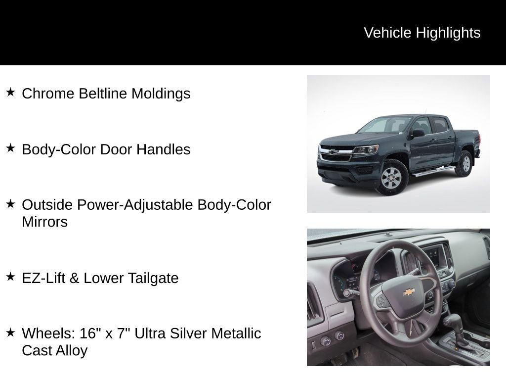 Used 2019 Chevrolet Colorado W/T w/ WT Convenience Package image 26