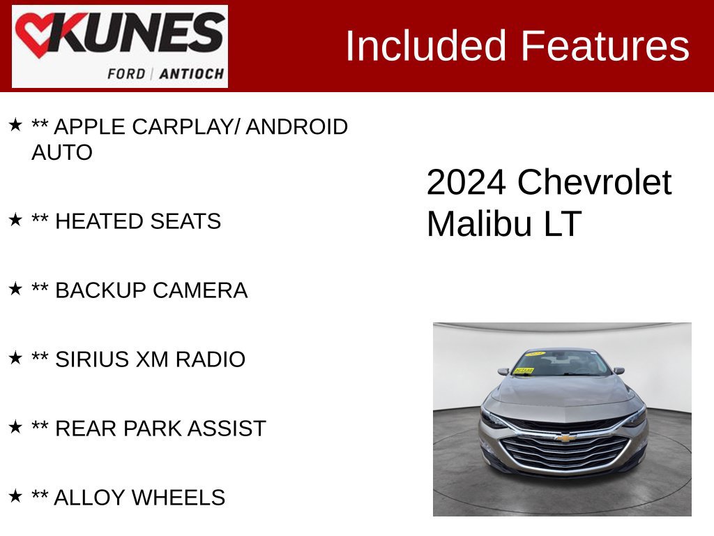 Used 2024 Chevrolet Malibu LT FWD image 3