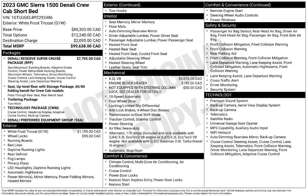 Used 2023 GMC Sierra 1500 Denali AWD/4WD image 48