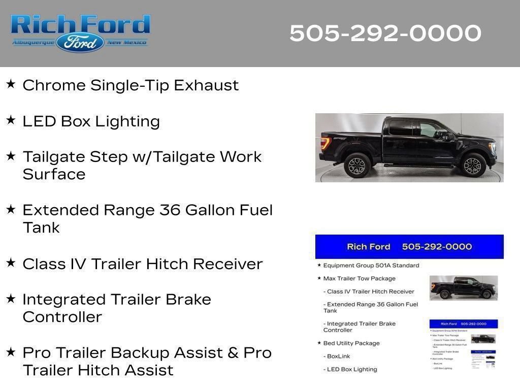 Certified 2023 Ford F150 Lariat w/ Max Trailer Tow Package AWD/4WD image 48