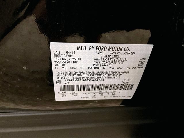 Certified 2024 Ford Explorer Limited w/ Equipment Group 301A AWD/4WD image 34