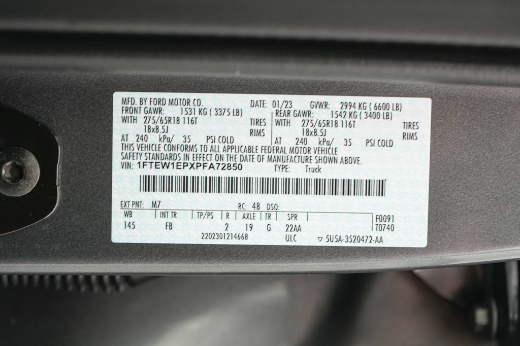 Certified 2023 Ford F150 XLT w/ Equipment Group 302A High AWD/4WD image 24