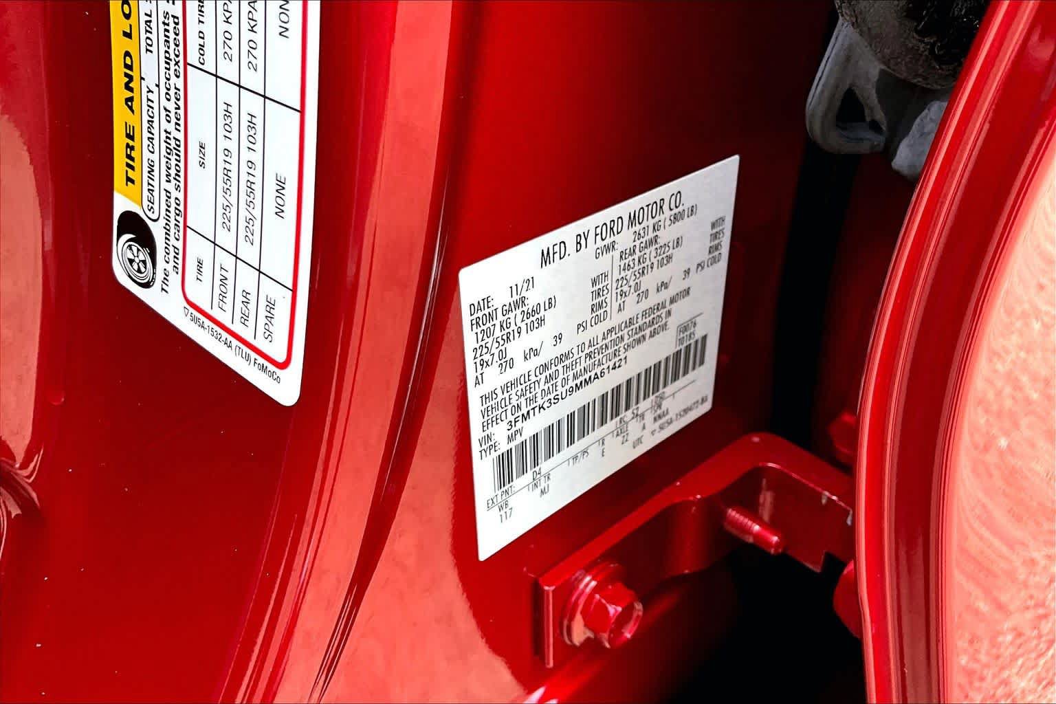 Certified 2021 Ford Mustang Mach-E Premium AWD/4WD image 33