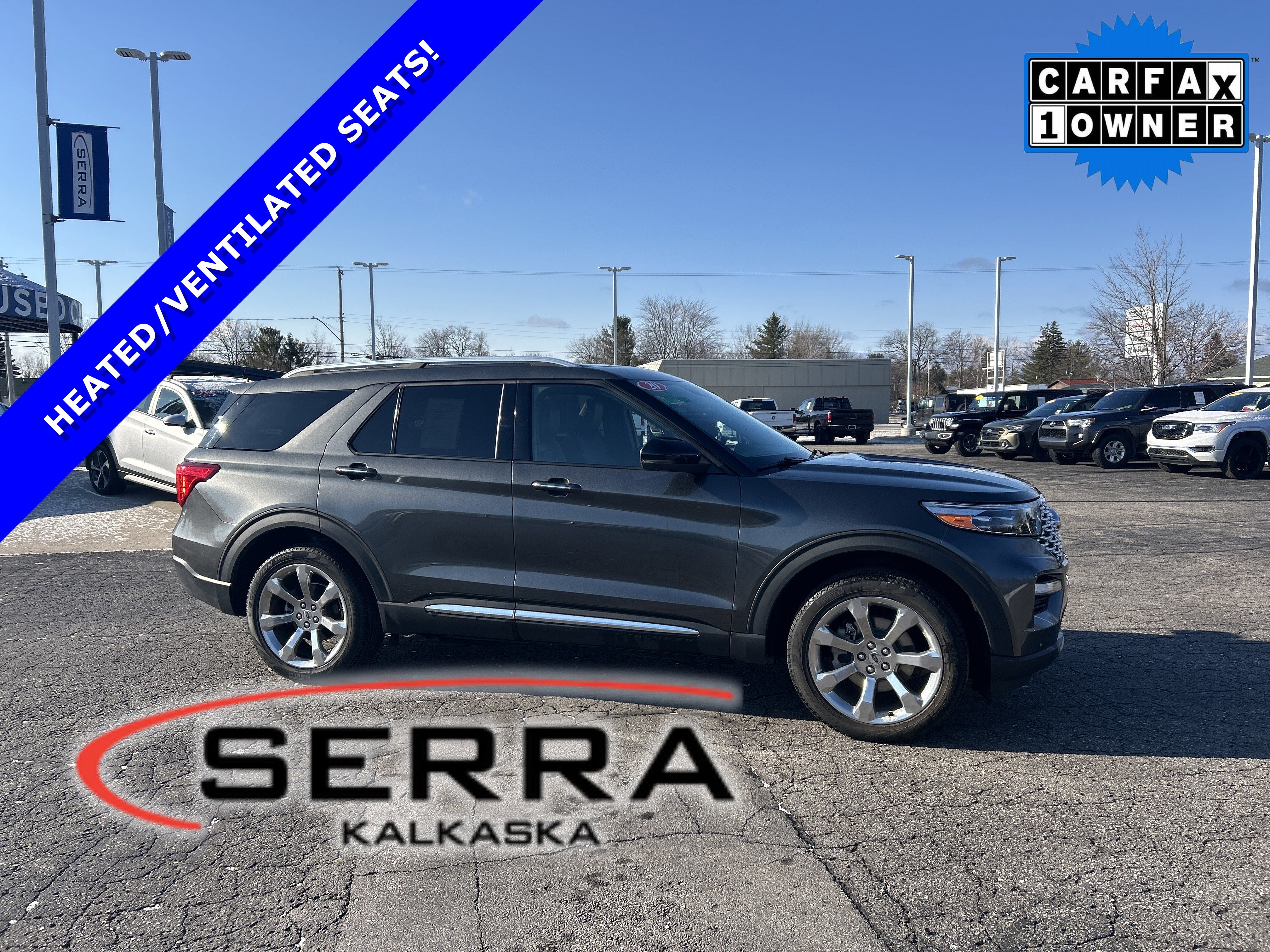 Certified 2020 Ford Explorer Platinum w/ Premium Technology Package