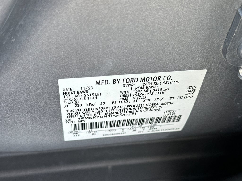 Certified 2023 Ford Explorer XLT RWD image 27