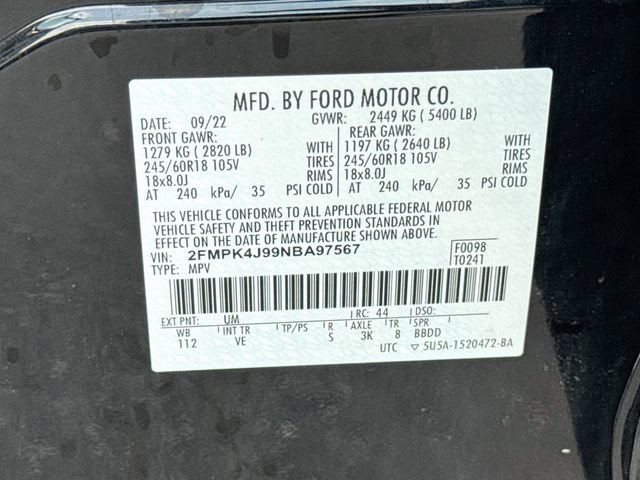 Certified 2022 Ford Edge SEL w/ Convenience Package AWD/4WD image 41