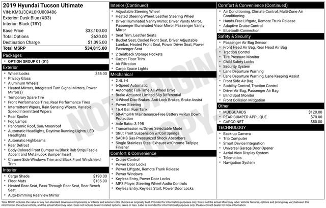 Used 2019 Hyundai Tucson Ultimate image 10