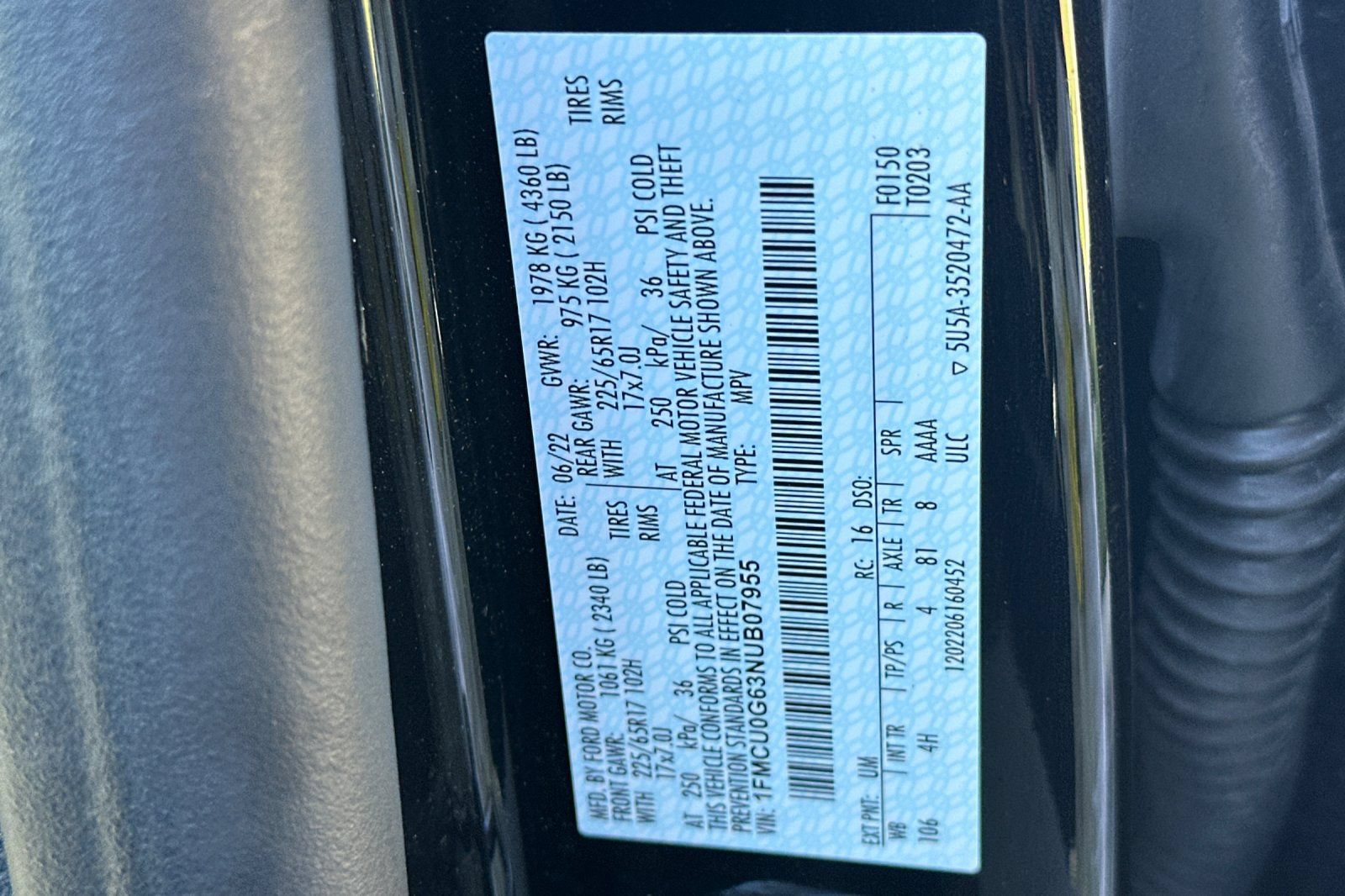 Certified 2022 Ford Escape SE FWD image 28