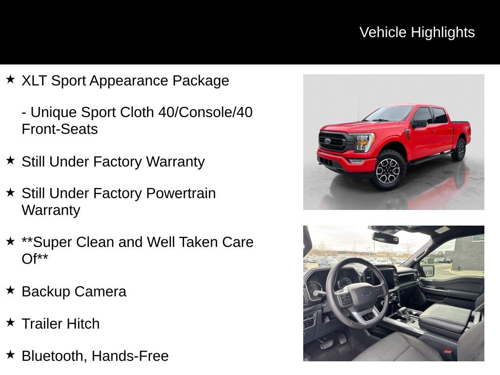 Certified 2023 Ford F150 XLT w/ Equipment Group 302A High AWD/4WD image 21