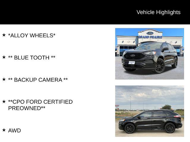 Certified 2024 Ford Edge SE w/ Black Appearance Package AWD/4WD image 4