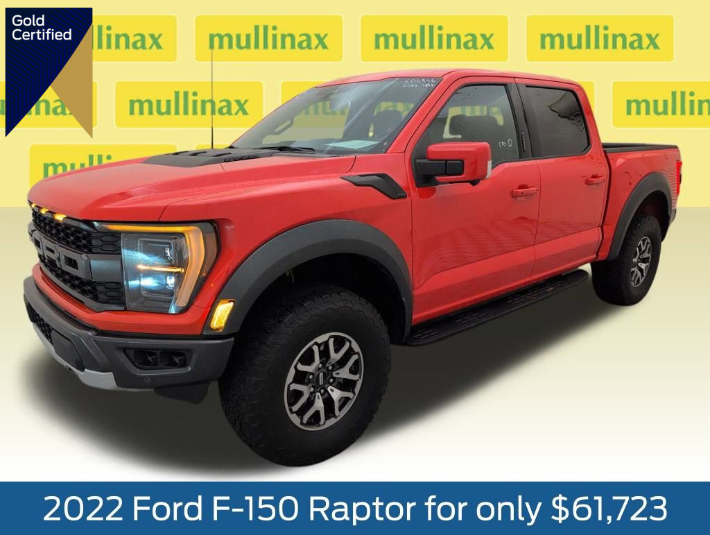 Certified 2022 Ford F150 Raptor w/ Equipment Group 801A High