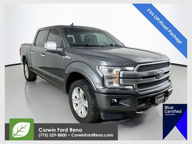 Certified 2019 Ford F150 Platinum w/ Equipment Group 701A Luxury AWD/4WD 360° Tour