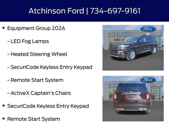 Certified 2022 Ford Explorer XLT w/ Equipment Group 202A image 12
