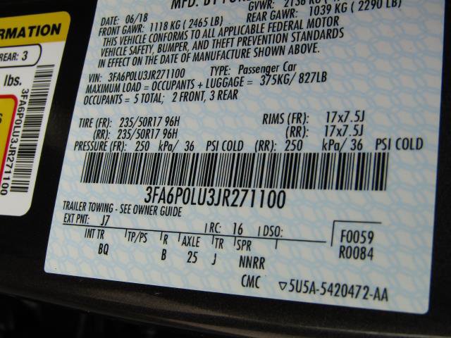 Certified 2018 Ford Fusion SE w/ Equipment Group 602A FWD image 18