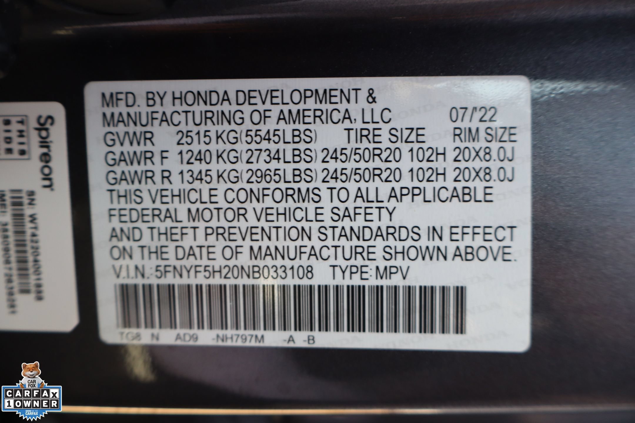 Used 2022 Honda Pilot Special Edition image 34