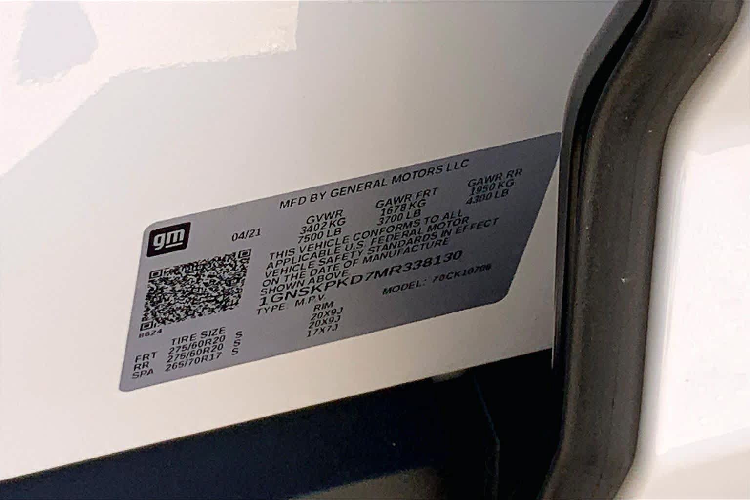 Used 2021 Chevrolet Tahoe Z71 AWD/4WD image 37