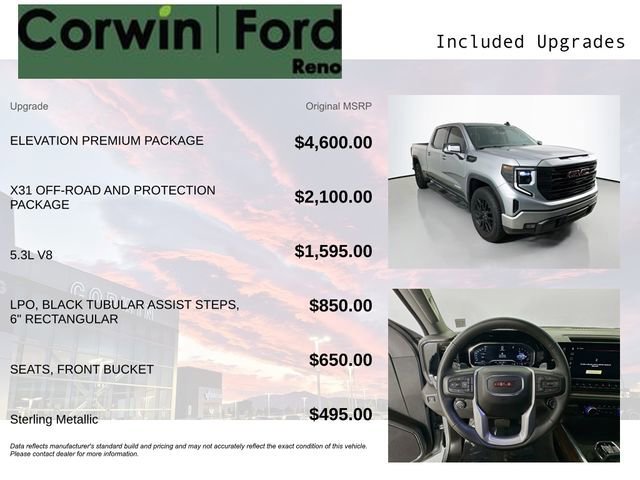 Used 2025 GMC Sierra 1500 Elevation w/ Elevation Premium Package image 10