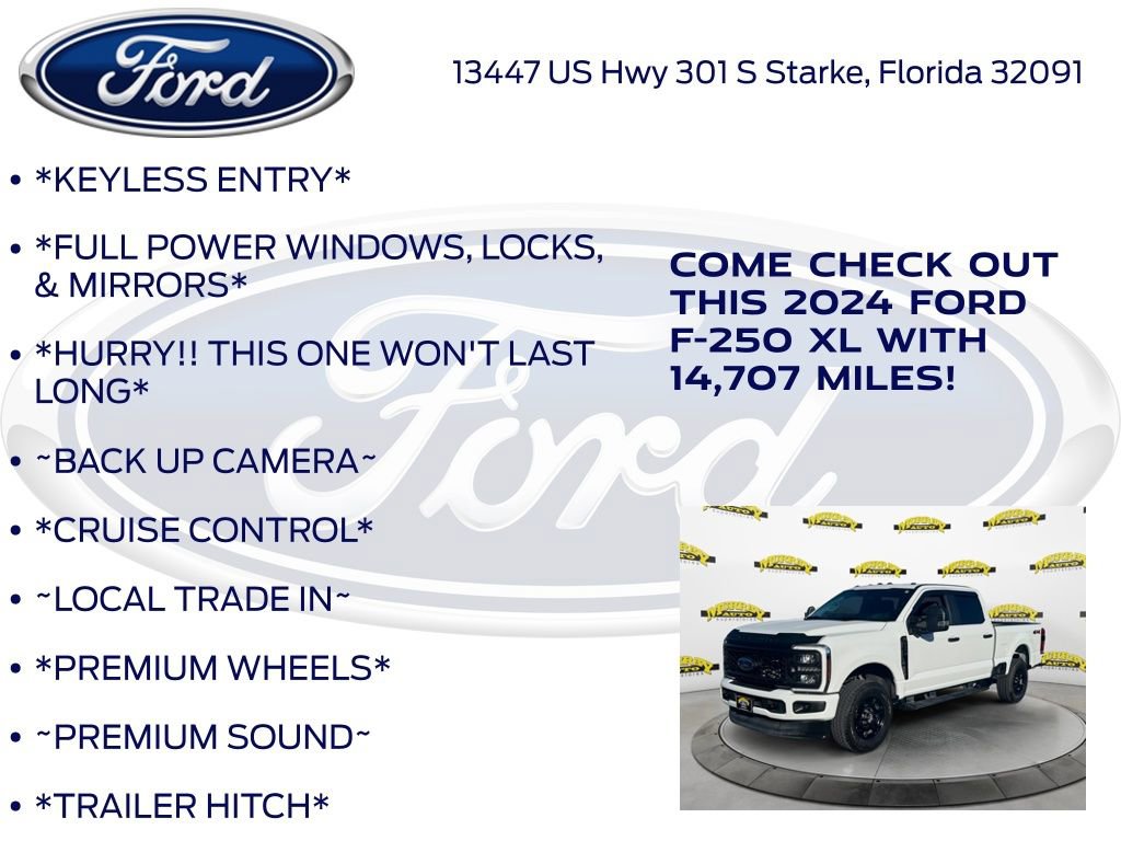 Certified 2024 Ford F250 XL w/ STX Appearance Package AWD/4WD image 12