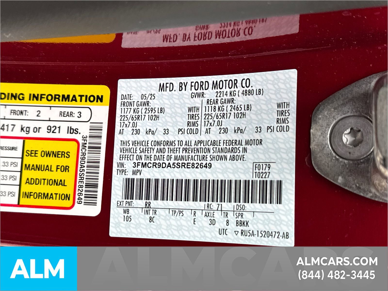 Certified 2025 Ford Bronco Sport Badlands image 34