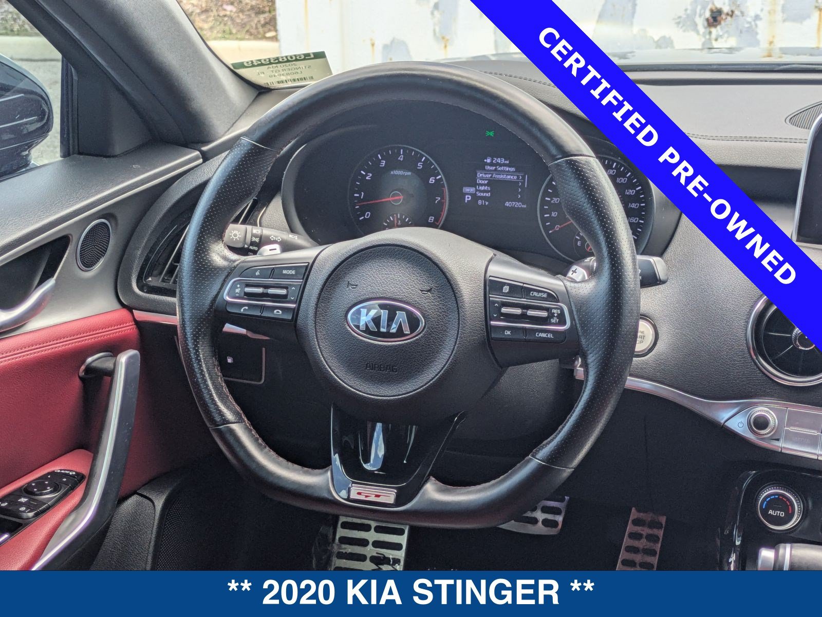 Used 2020 Kia Stinger GT RWD image 16