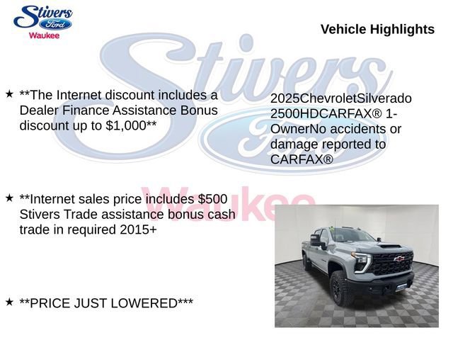 Used 2025 Chevrolet Silverado 2500 ZR2 w/ ZR2 Bison Edition image 12