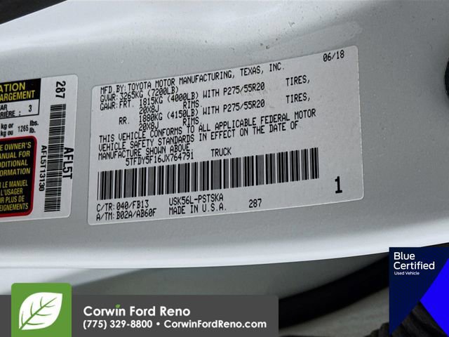 Used 2018 Toyota Tundra SR5 w/ TRD Sport Package image 33