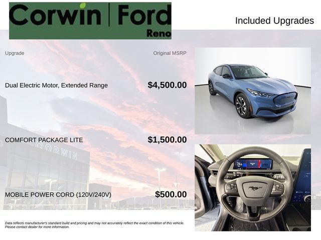 Certified 2024 Ford Mustang Mach-E Select w/ Comfort Package Lite AWD/4WD image 3