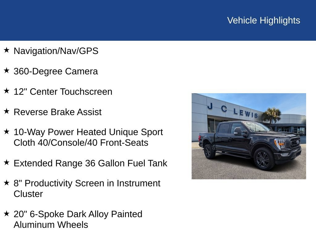 Certified 2022 Ford F150 XLT w/ Equipment Group 302A High AWD/4WD image 25