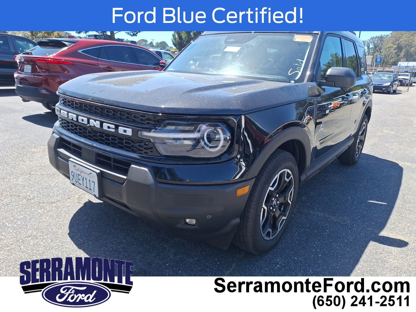 Certified 2025 Ford Bronco Sport Outer Banks w/ Outer Banks Tech Package+ AWD/4WD image 3