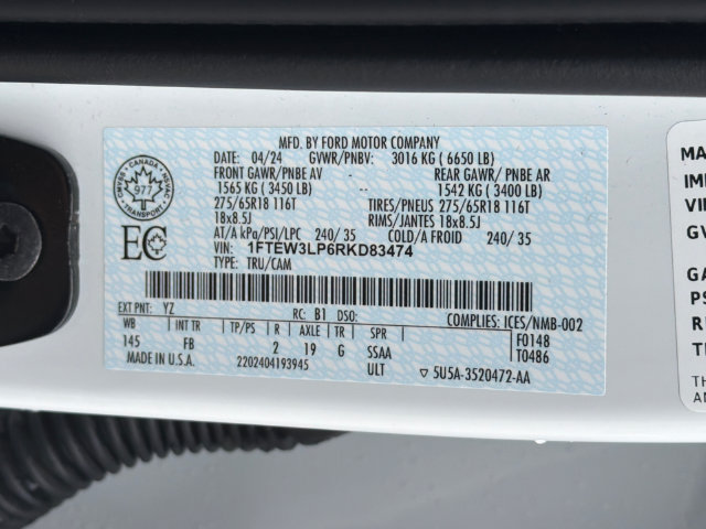 Certified 2024 Ford F150 XLT w/ Equipment Group 302A MID AWD/4WD image 34
