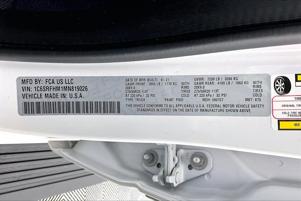 Used 2021 RAM 1500 Limited AWD/4WD image 35