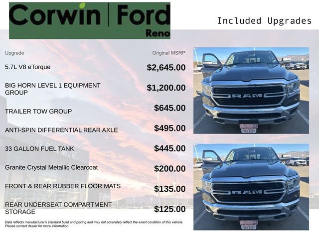 Used 2019 RAM 1500 Big Horn image 3