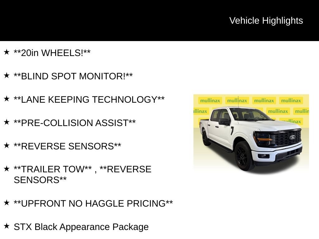 Certified 2024 Ford F150 STX w/ STX Black Appearance Package AWD/4WD image 13