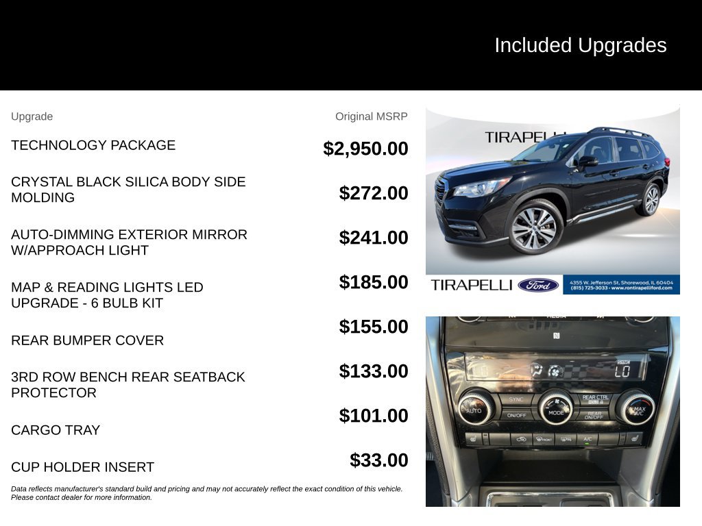 Used 2021 Subaru Ascent Limited w/ Technology Package AWD/4WD image 12
