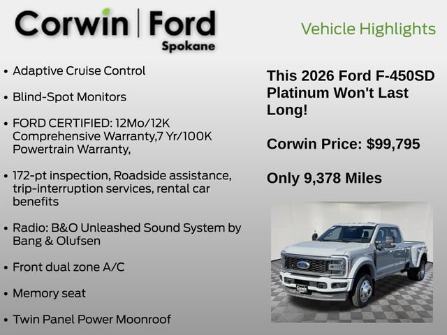 Certified 2026 Ford F450 Platinum AWD/4WD image 7
