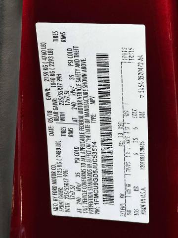 Certified 2018 Ford Escape SE w/ SE Sync 3 Package AWD/4WD image 31