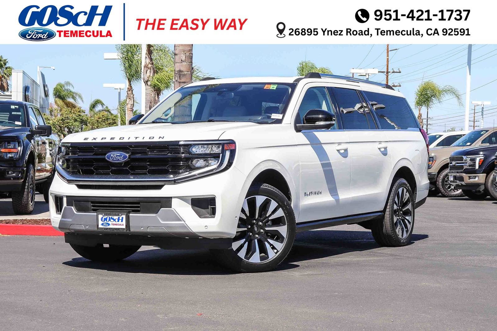 Certified 2025 Ford Expedition Max Platinum w/ Driver's Package