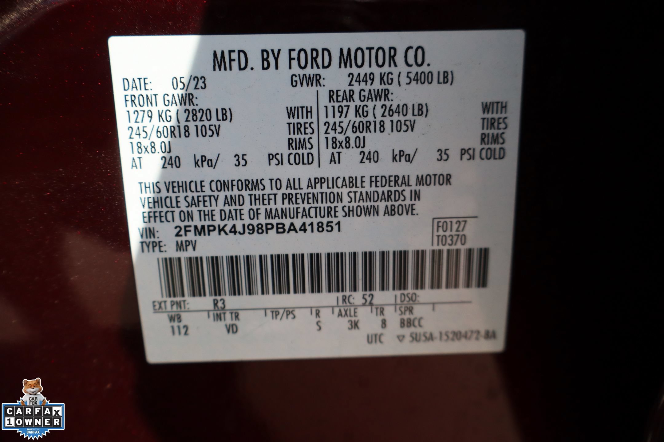 Certified 2023 Ford Edge SEL w/ Convenience Package AWD/4WD image 31