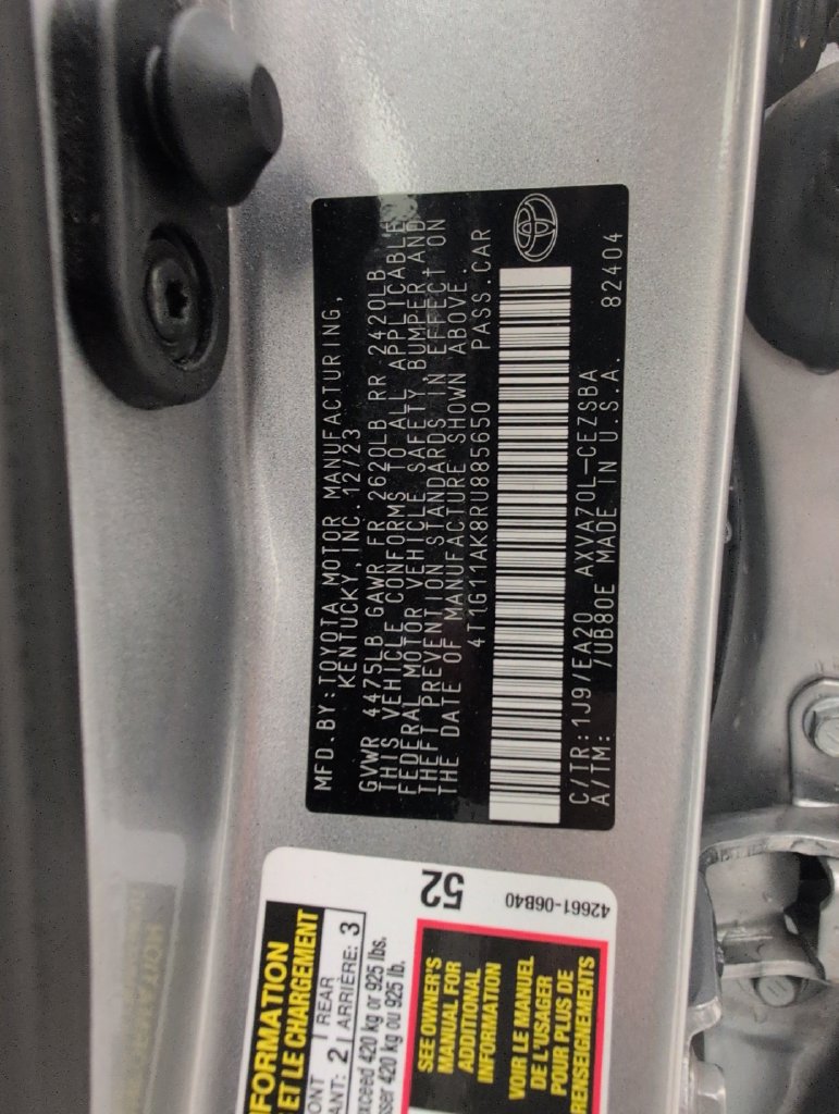 Used 2024 Toyota Camry SE FWD image 40