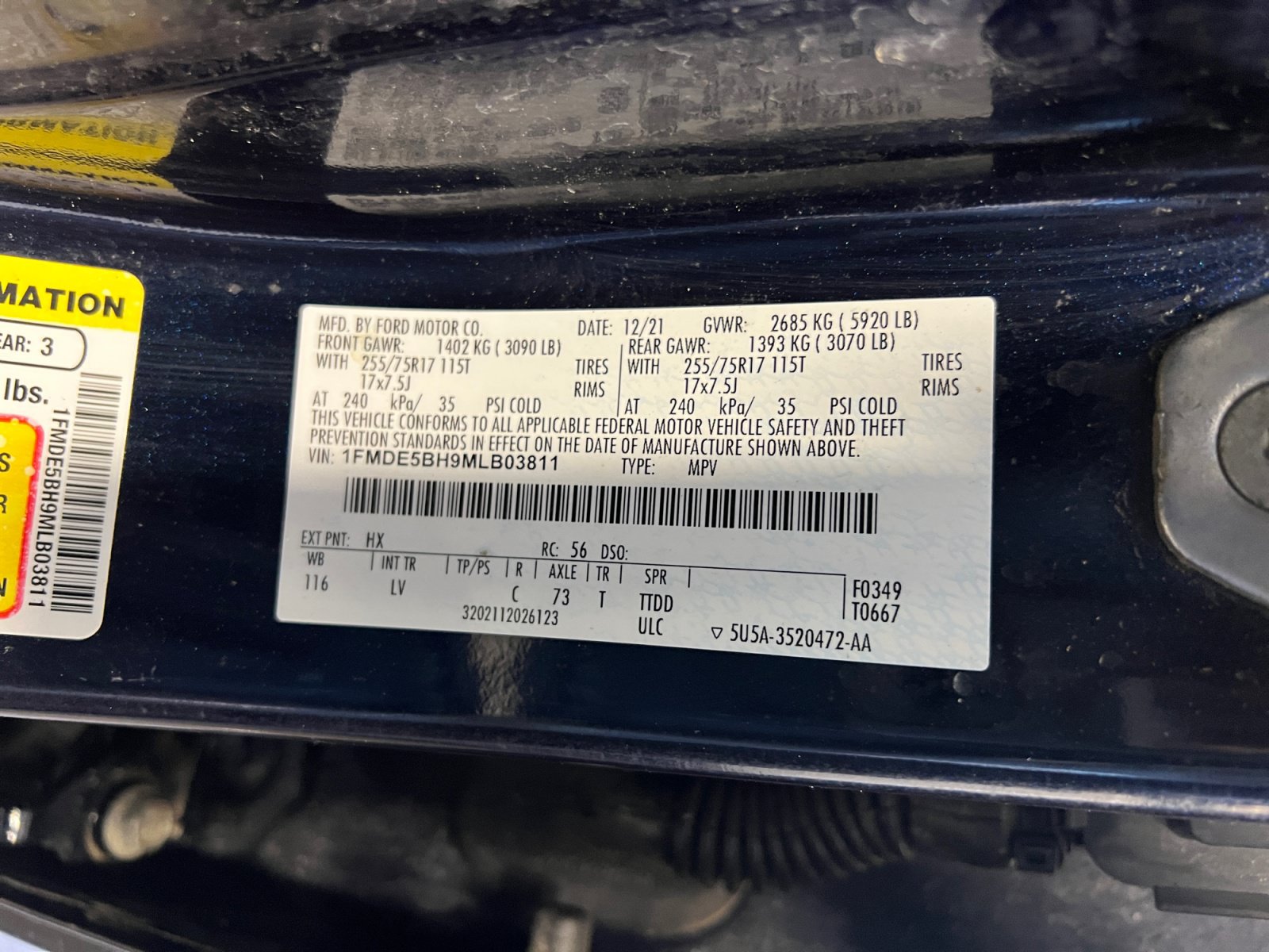Certified 2021 Ford Bronco Big Bend AWD/4WD image 33