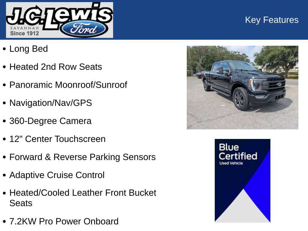Certified 2023 Ford F150 Lariat w/ Equipment Group 502A High AWD/4WD image 31
